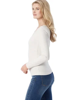 Jessica Simpson Abbey Sweatheart Top In < Tops & Tees