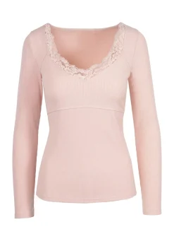 Jessica Simpson Abbey Sweatheart Top In < Tops & Tees