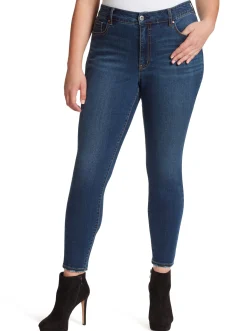 Jessica Simpson Adored High Rise Ankle Skinny Jeans In < Bottoms|Denim