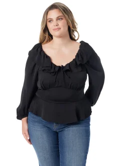 Jessica Simpson Aki Blouse In < Tops & Tees