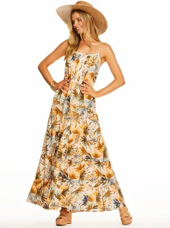 Jessica Simpson Alanis Tier Dress In Bay Breeze< Dresses
