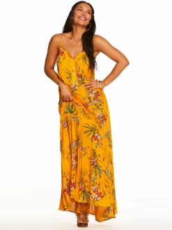 Jessica Simpson Alanis Tier Dress In Tropical Oasis< Dresses