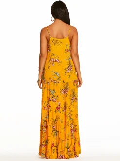 Jessica Simpson Alanis Tier Dress In Tropical Oasis< Dresses