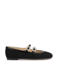 Jessica Simpson Allista Buckle Ballet Flat In Suede< Flats