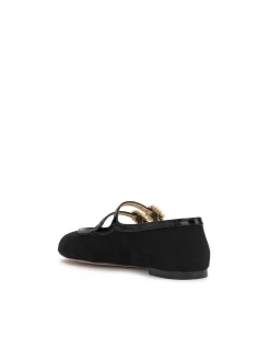 Jessica Simpson Allista Buckle Ballet Flat In Suede< Flats