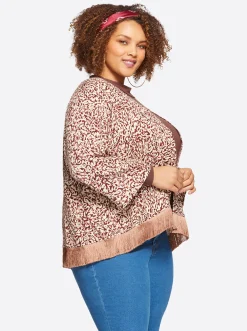 Jessica Simpson Anya Cropped Duster In < Jackets, Blazers & Kimonos|Tops & Tees