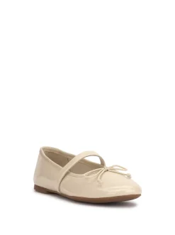 Jessica Simpson Azalina Mary Jane Flat In Ivory< Flats