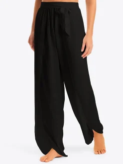 Jessica Simpson Basic Solid Beach Pant Cover Up In < Swim|Cover Ups