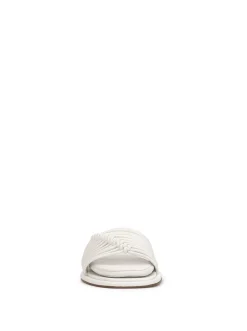 Jessica Simpson Belarina Flat Sandal In White< Flats|Sandals