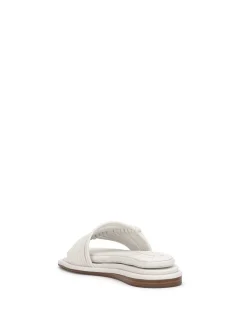 Jessica Simpson Belarina Flat Sandal In White< Flats|Sandals