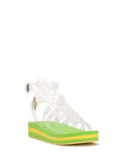 Jessica Simpson Bimala Sandal In Green< Platforms|Sandals