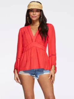 Jessica Simpson Briar Blouse In < Tops & Tees