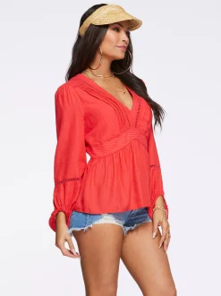 Jessica Simpson Briar Blouse In < Tops & Tees