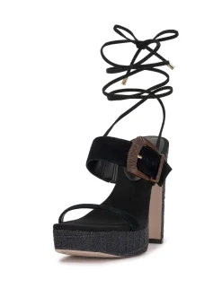 Jessica Simpson Caelia Ankle Lace Up Platform Sandal In < Platforms|Sandals