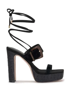 Jessica Simpson Caelia Ankle Lace Up Platform Sandal In < Platforms|Sandals
