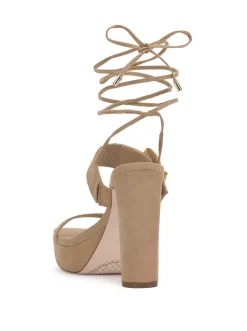 Jessica Simpson Caelia Ankle Lace Up Platform Sandal In < Platforms|Sandals