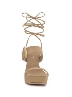 Jessica Simpson Caelia Ankle Lace Up Platform Sandal In < Platforms|Sandals