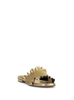 Jessica Simpson Camessa Smocked Sandal In < Flats|Sandals