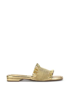 Jessica Simpson Camessa Smocked Sandal In < Flats|Sandals