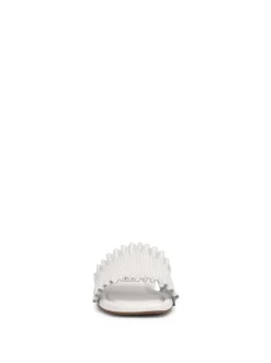 Jessica Simpson Camessa Smocked Sandal In White< Flats|Sandals