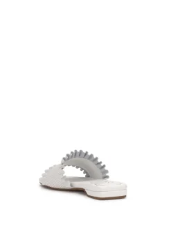 Jessica Simpson Camessa Smocked Sandal In White< Flats|Sandals