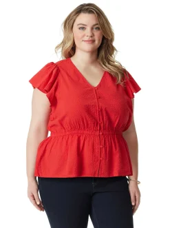 Jessica Simpson Candice Shirt In < Tops & Tees