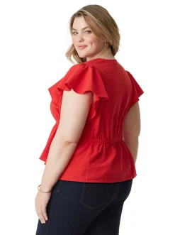 Jessica Simpson Candice Shirt In < Tops & Tees