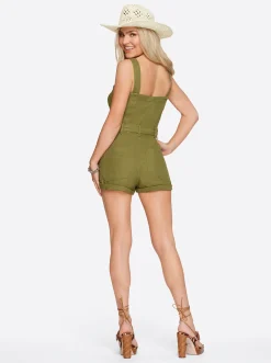Jessica Simpson Cargo Belted Romper In < Jumpsuits & Rompers