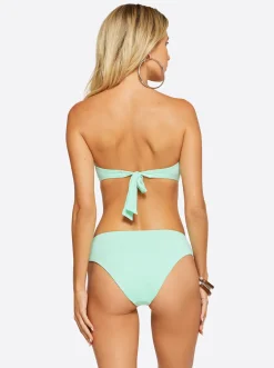 Jessica Simpson In Rio Handkerchief Bandeau In Cool Multi< Swim|Two Piece Swim