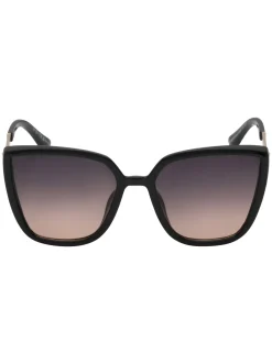 Jessica Simpson Cat Eye Sunglasses With Metal Temple In < Sunglasses