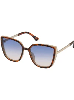 Jessica Simpson Cat Eye Sunglasses With Metal Temple In < Sunglasses
