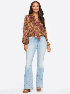 Jessica Simpson Charmed Flare In < Denim