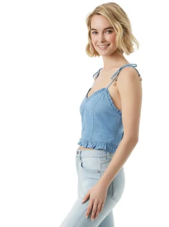 Jessica Simpson Clare Peplum Tank In Dearest< Tops & Tees