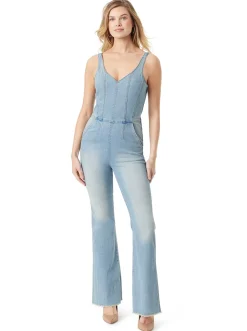 Jessica Simpson Colleen Jumpsuit In < Denim|Jumpsuits & Rompers