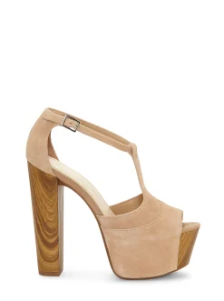 Jessica Simpson Dany T-Strap Platform al In < Platforms|Sandals