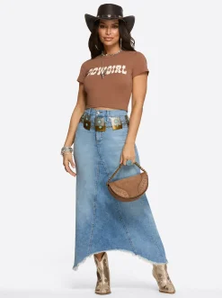 Jessica Simpson Della Maxi Skirt In < Bottoms|Skirts
