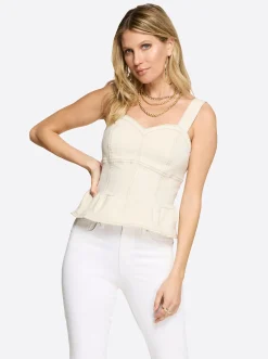 Jessica Simpson Denim Bustier In < Denim|Sets