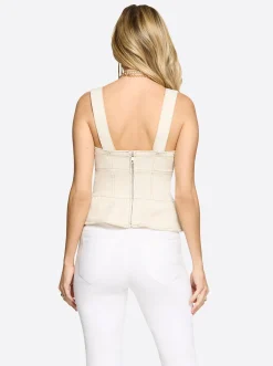 Jessica Simpson Denim Bustier In < Denim|Sets