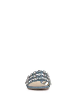 Jessica Simpson Detta Sandal In Blue < Flats|Sandals
