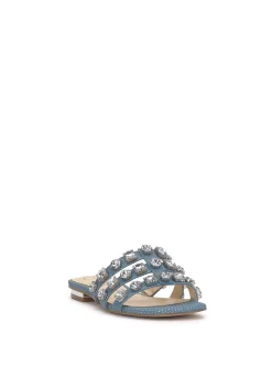 Jessica Simpson Detta Sandal In Blue < Flats|Sandals