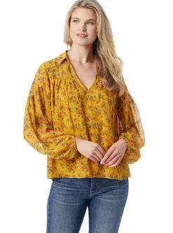 Jessica Simpson Doris Blouse In < Tops & Tees