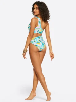 Jessica Simpson One Piece In Blue Multi< Swim|One Piece Swim