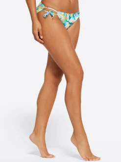 Jessica Simpson String Side Hipster In Blue Multi< Swim|Two Piece Swim