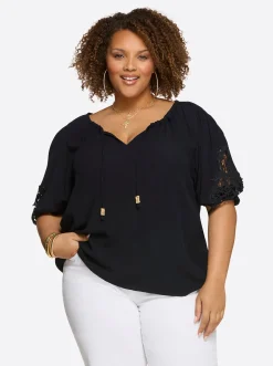 Jessica Simpson Eloise Blouse In < Tops & Tees