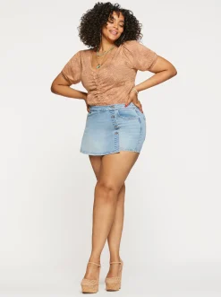 Jessica Simpson Elyse Skort In < Denim