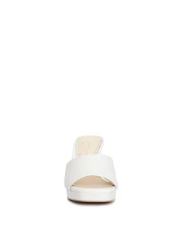 Jessica Simpson Elyzza High Heel Slide In White< Platforms|Slides & Mules
