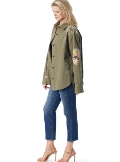Jessica Simpson Embellished Shacket In < Jackets, Blazers & Kimonos|Sweaters