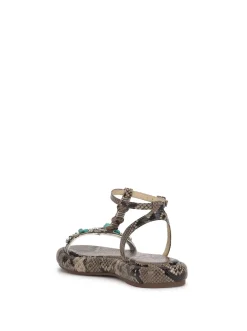 Jessica Simpson Eshily Embellished Sandal In Snake< Sandals