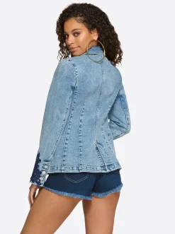 Jessica Simpson Fitted Blazer In Reflection< Denim|Jackets, Blazers & Kimonos