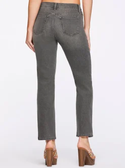 Jessica Simpson Flirt High Rise Straight Crop In < Denim